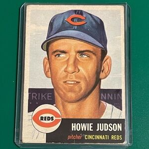Howie Judson #12 1953 Topps Baseball Trading Card